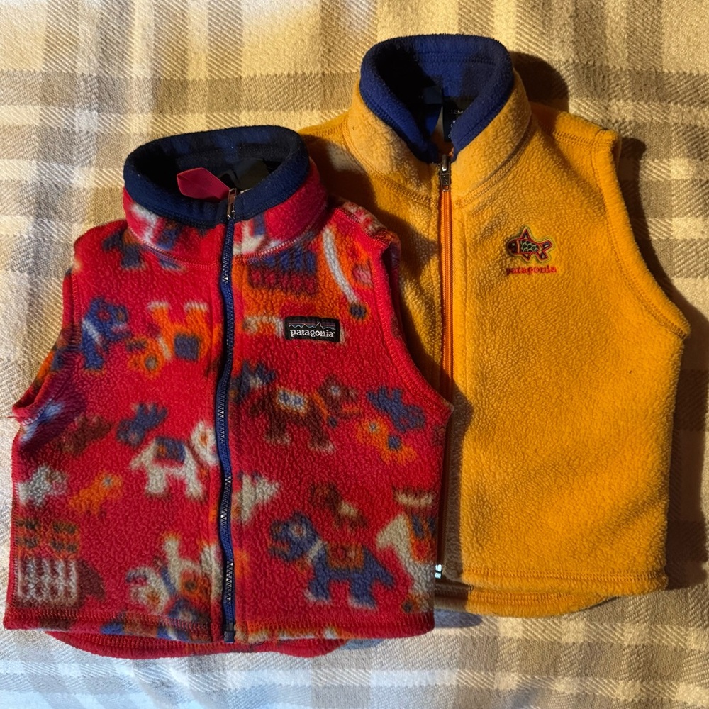 Patagonia Zip-up Vests (Set of 2)